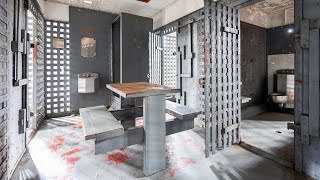 Old Abandoned Jail Built in 1885 - Ball & Chain Left In Cells