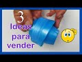 3 IDEAS FÁCILES PARA VENDER CON GALON // 3 Crafts with gallons //  Artesanatos com garrafas