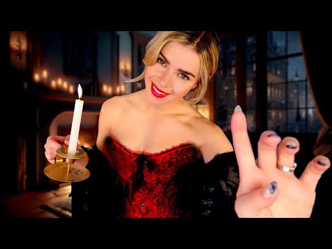 ASMR FLIRTY VICTORIAN HOTEL CHECK-IN (Fortune Telling, Personal Attention & Cosy Ambience)