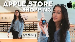Apple Store Shopping in LA iPhone 14 Pro Max Apple Watch