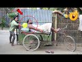 Popping balloon on head prank new funny jokes for laughing part 5