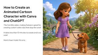 Animated Cartoon Using Canva and ChatGPT