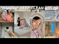 Massive deep clean  organize with me reset for 2024  extreme motivation