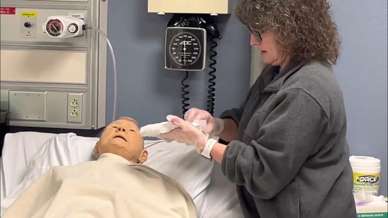 Partial bed bath Prometric YouTube