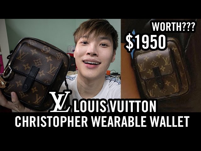 Louis Vuitton Christopher Wearable Wallet Florescent Yellow in