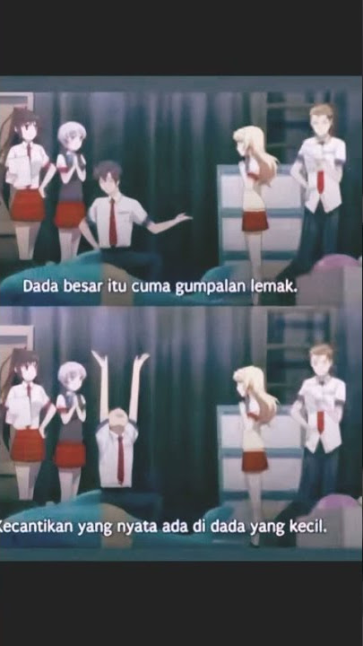 ~kecantikan yg sebenarnya ad di dada kecil~|| story wa anime || 30 detik