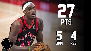 Pascal Siakam Highlights | Jazz vs. Raptors | 12th Jan 2024