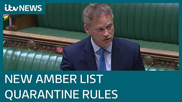 Grant Shapps confirms no quarantine for double-jabbed returnees from amber list countries | ITV News