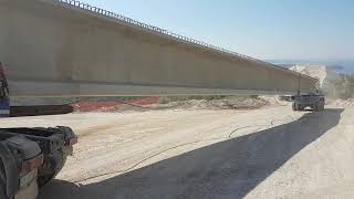 Ircılaralemi Ğırvasıta İzmir Çandarlı Otoyol Projesi40 Metre Kiris Nakliyesi