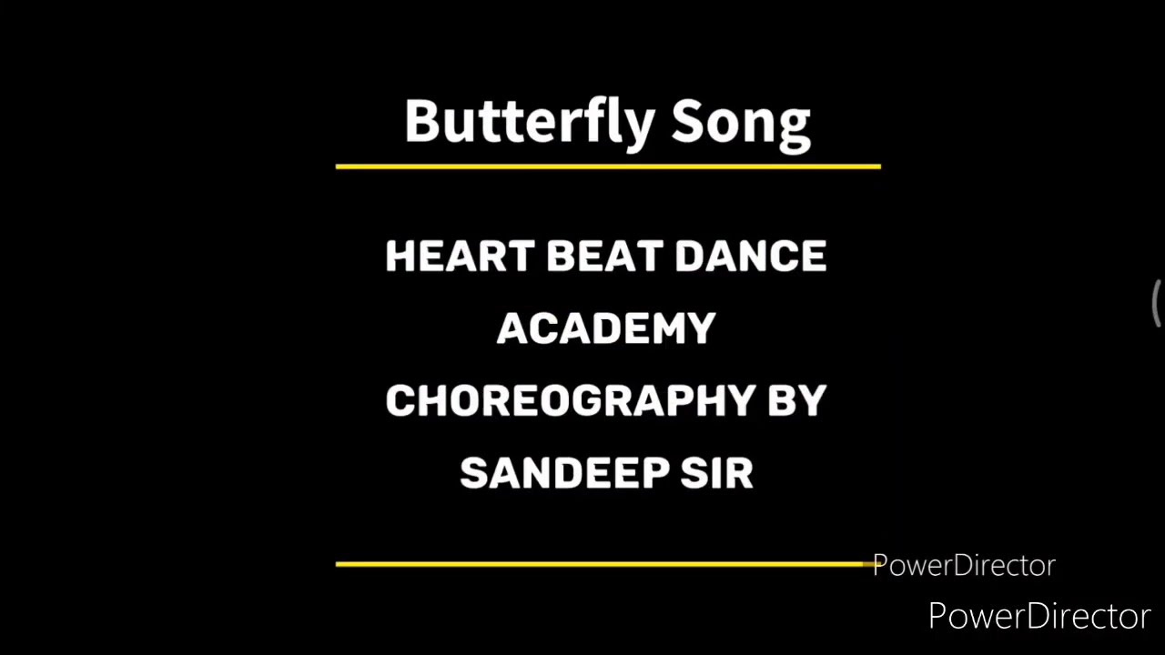 butterfly song Choeroghrafar by Sandeep patel 8318266985 YouTube