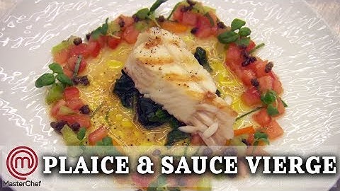 T-Bone Plaice And A Sauce Vierge | MasterChef UK