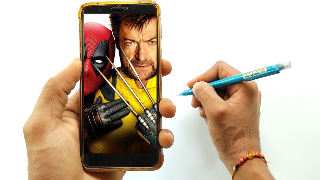 Deadpool & Wolverine drawing, Step by step, Outline Tutorial - YouTube
