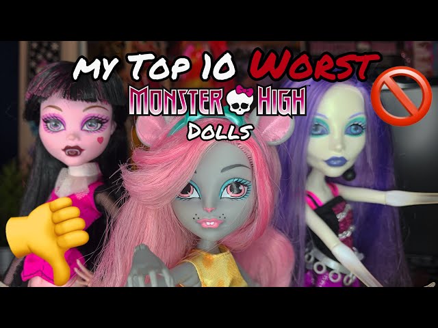 Ranking EVERY Monster High Original G1 Doll! 