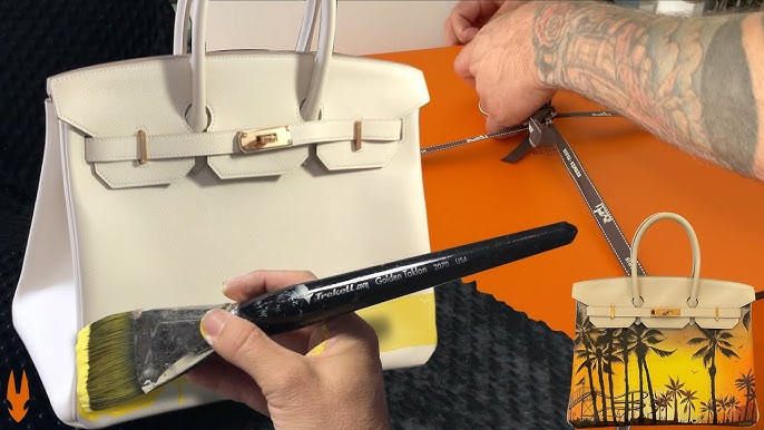 WORK FROM HOME: HOW I PAINT ON HANDBAGS FOR MY CLIENTS