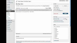 видео Создаем портфолио на WordPress с плагином Nimble Portfolio