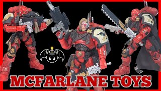 Mcfarlane Toys Warhammer 40K Dawn of War 4 Captain Cyrus Action Figure Review.