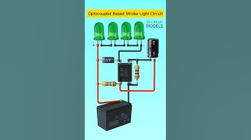 Optocoupler Based Strobe Light 🔥⚡#shorts #viral #diy