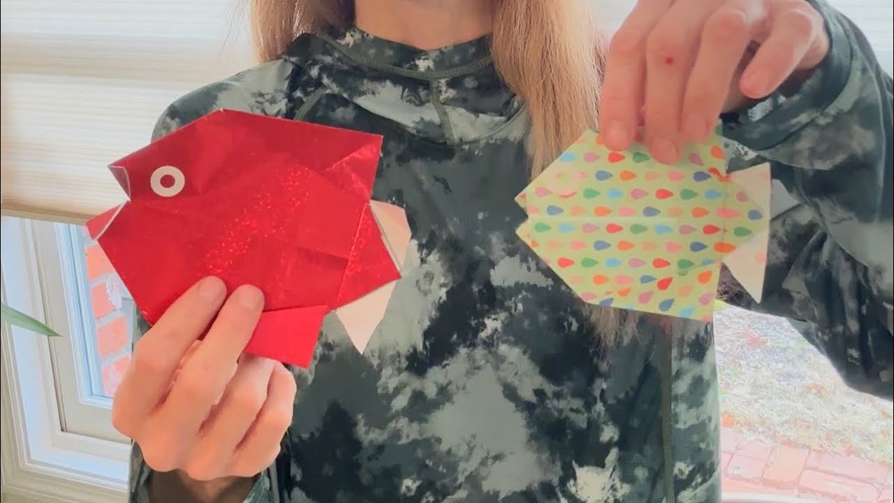 ORIGAMI TROPICAL FISH - Step-by-Step Demonstration