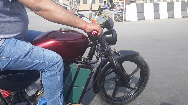 Electric bike with 40 km speed Test