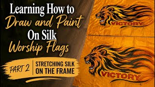 How to Stretch Silk on a Frame for Silk Painting.