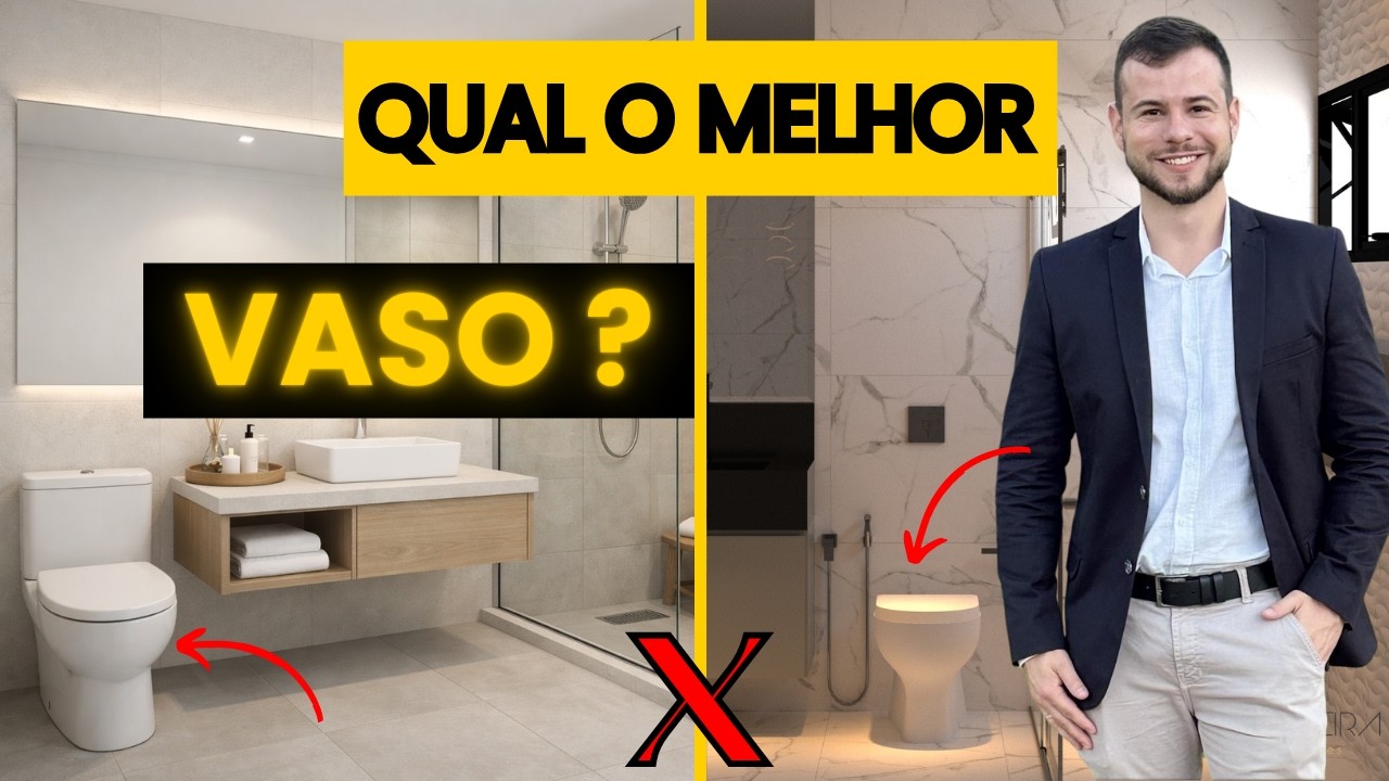 COMO ESCOLHER VASO SANITÁRIO MAIS EFICIENTE E DIFÍCIL DE ENTUPIR - CAIXA ACOPLADA OU VALVULA HYDRA