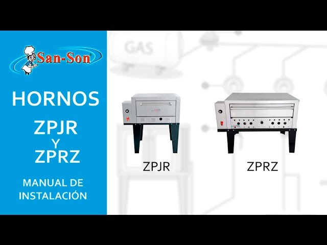 SanSon (ZPRZ) Horno para pizza con piedra refractaria