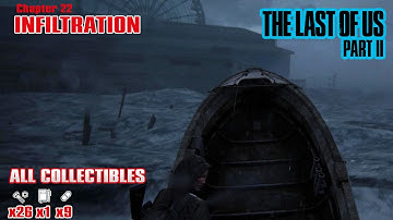 The Last of Us Part 2: Chap 22 / Infiltration (All Collectibles) - HTG