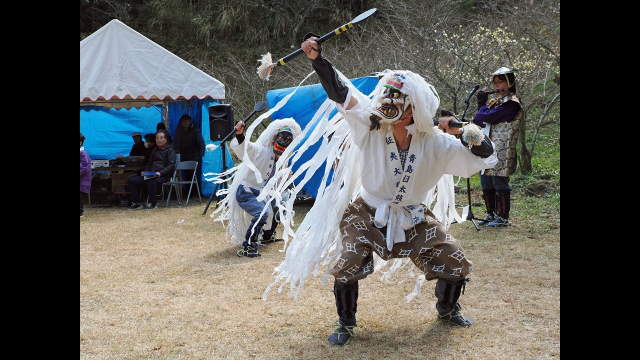【青島臼太鼓踊り】第２９回好隣梅まつり　令和８年２月１４日