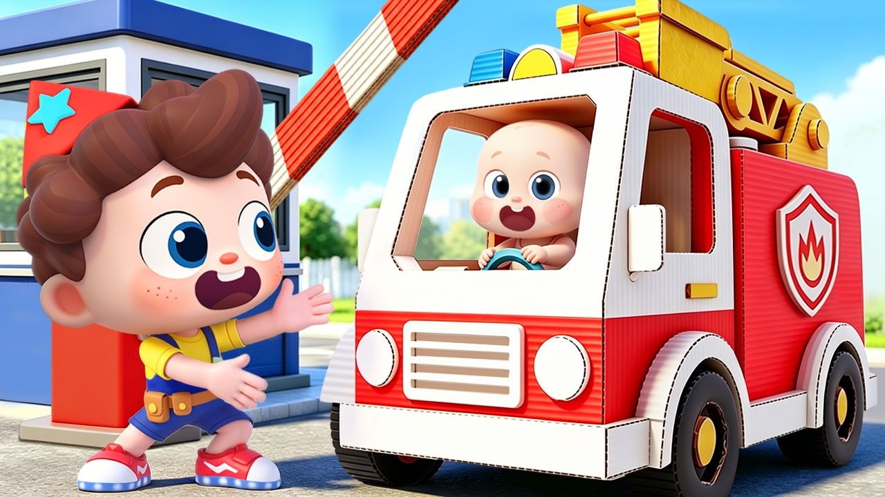 🔴LIVE | Cardboard Car Adventure | Vehicle songs | Nursery Rhymes & Kids Songs | BabyBus