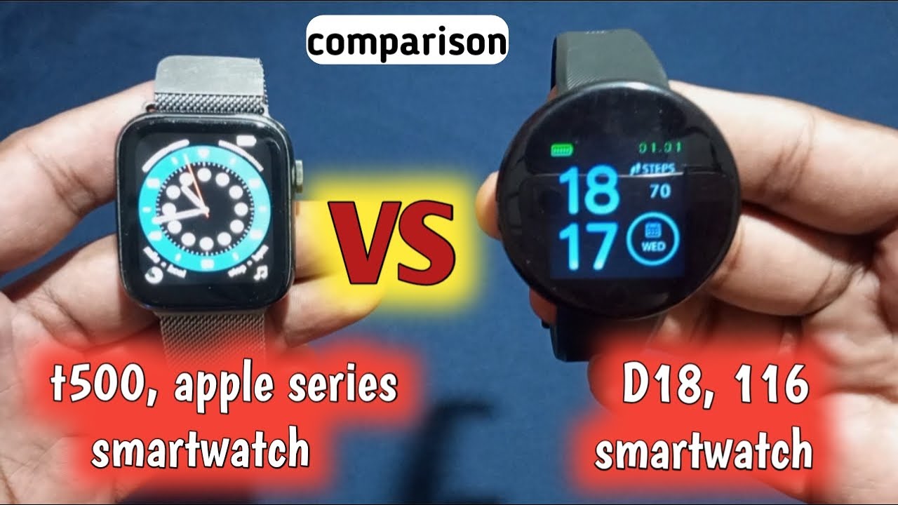 Best Smartwatch should you buy Comparison Between t500 apple series vs