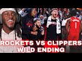 INSANE ENDING.. Rockets Vs Clippers Highlights Reaction