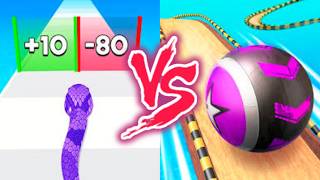 Snake Run Race VS Going Balls screenshot 3
