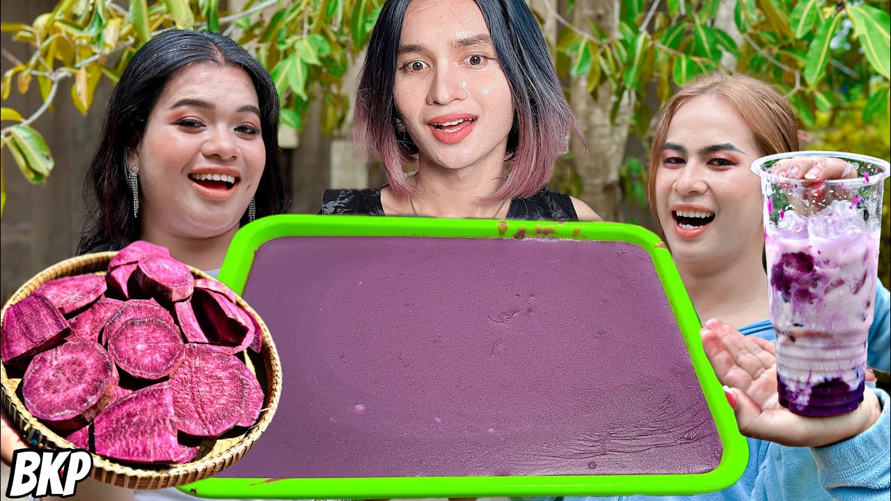 មានតែដំឡូងស្វាយ ធ្វេីបានពីមុខក្នុងពេលតែមួយ ភេស្ជះ និង ចាហួយ!