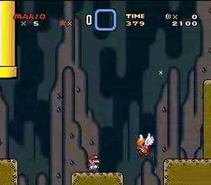 SUPER MARIO WORLD - Vanilla Dome 1 w/o red tiles (1)