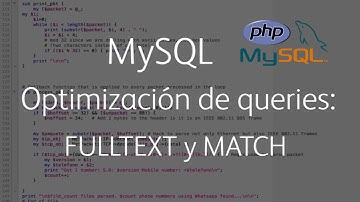 MySQL: optimización de queries con FULLTEXT y MATCH