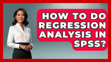 How To Do Regression Analysis In SPSS? - The Friendly Statistician