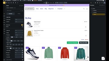 FluentCart Tutorial - Creating the Cart page with Bricks Builder