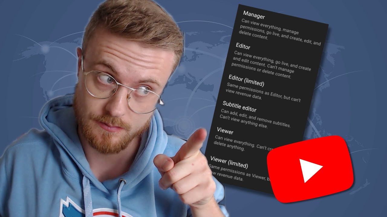 Youtuber Admin How to Add an Admin to Your YouTube Channel - YouTube