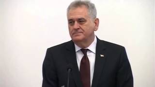 Tomislav Nikolic Ispravlja Prevodioca Na Engleskom