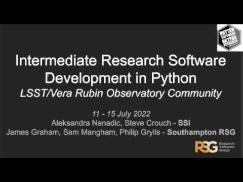 Intermediate Research Software Development