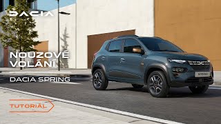 Dacia Spring Nouzové Volání