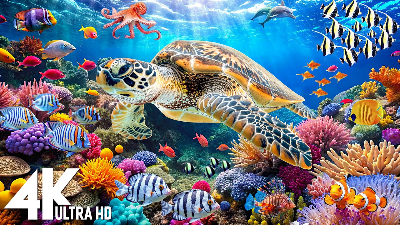 Amazing 4K Ocean Adventure 🐳 Dive Deep and Marvel at Sea Animal in The Best 4K ULTRA HD Aquarium #11