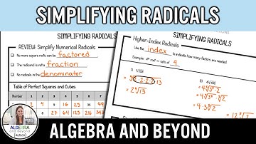 Simplifying Radical Expressions | Algebra 2 Lesson