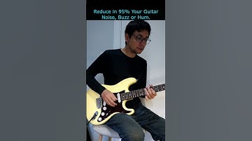 Reduce in 95% Your Guitar Noise, Buzz or Hum #shorts