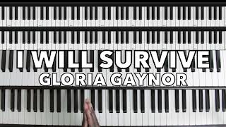 I Will Survive by Gloria Gaynor (Keyboard Tutorial)