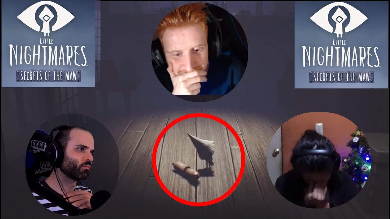 Streamers reaccionan a final de Little Nightmares DLC #2 (MenosTrece, Genuine993, AlexxPlayerOne)