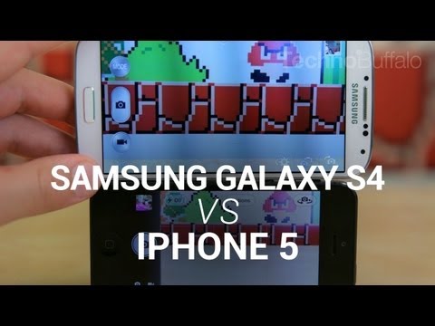 Samsung Galaxy S4 vs iPhone 5!