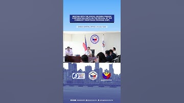 Meeting with the Social Housing Finance Corporation on the revival of the Community Mortgage Program