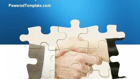 Partnership PowerPoint Template by PoweredTemplate.com