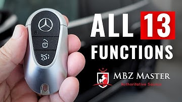 ALL 13 Functions of MERCEDES SmartKey!